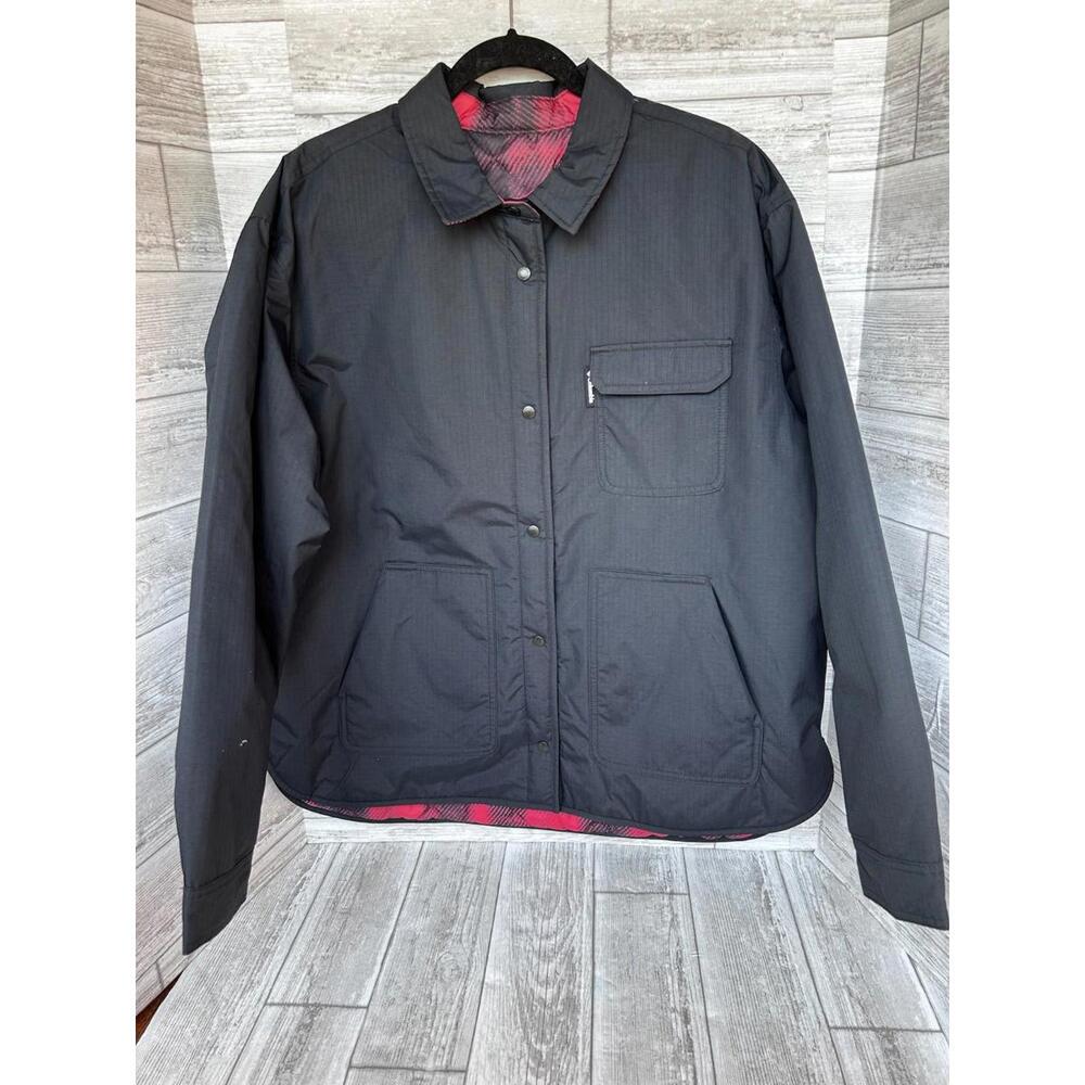 Columbia Black Jacket with Red Lining